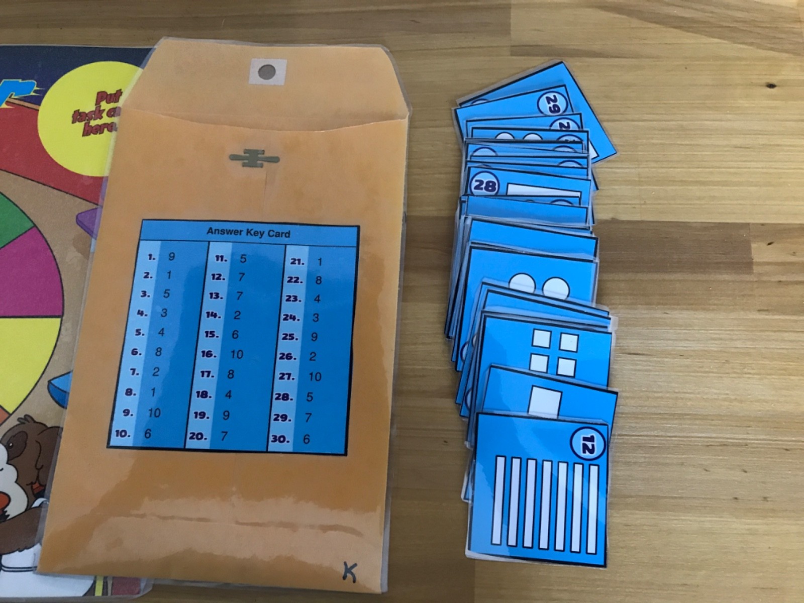 Speedy Skater! Counting sets 10 math teacher game resources kindergarten