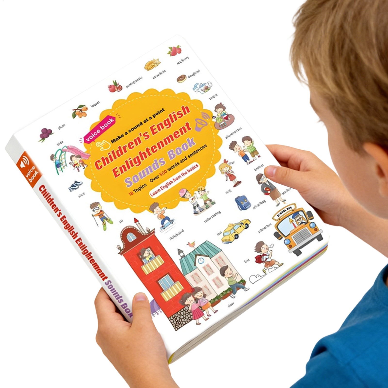 English Learning Talking Books Educational Reading Game 500+ Words Learning Book