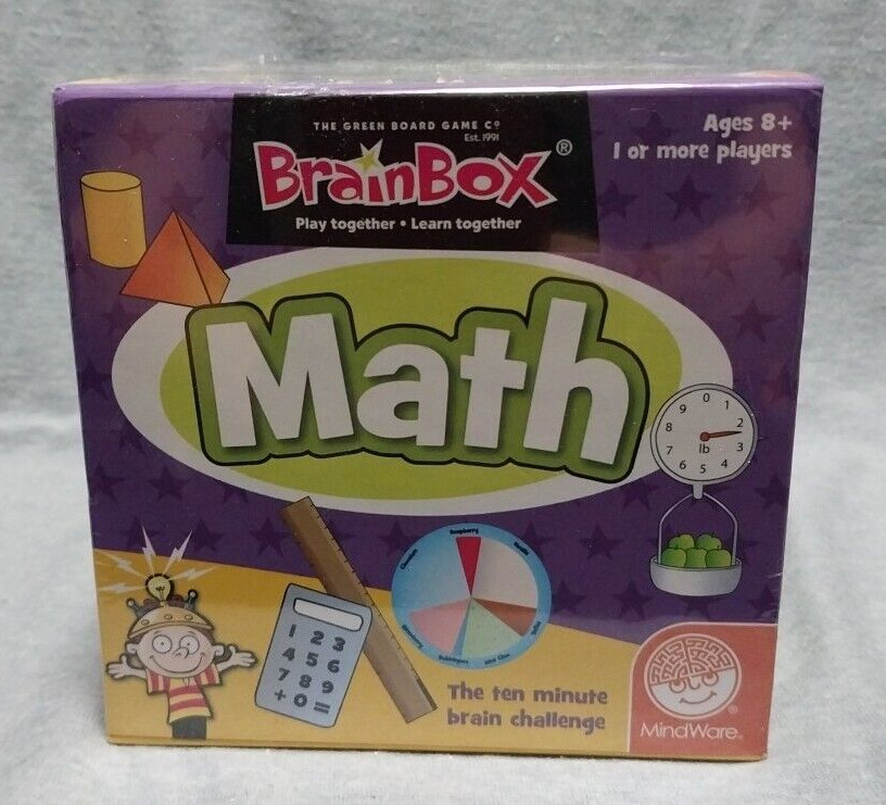 Mindware Brain Box Math game age 8+ NEW IN BOX-FACTORY SEALED