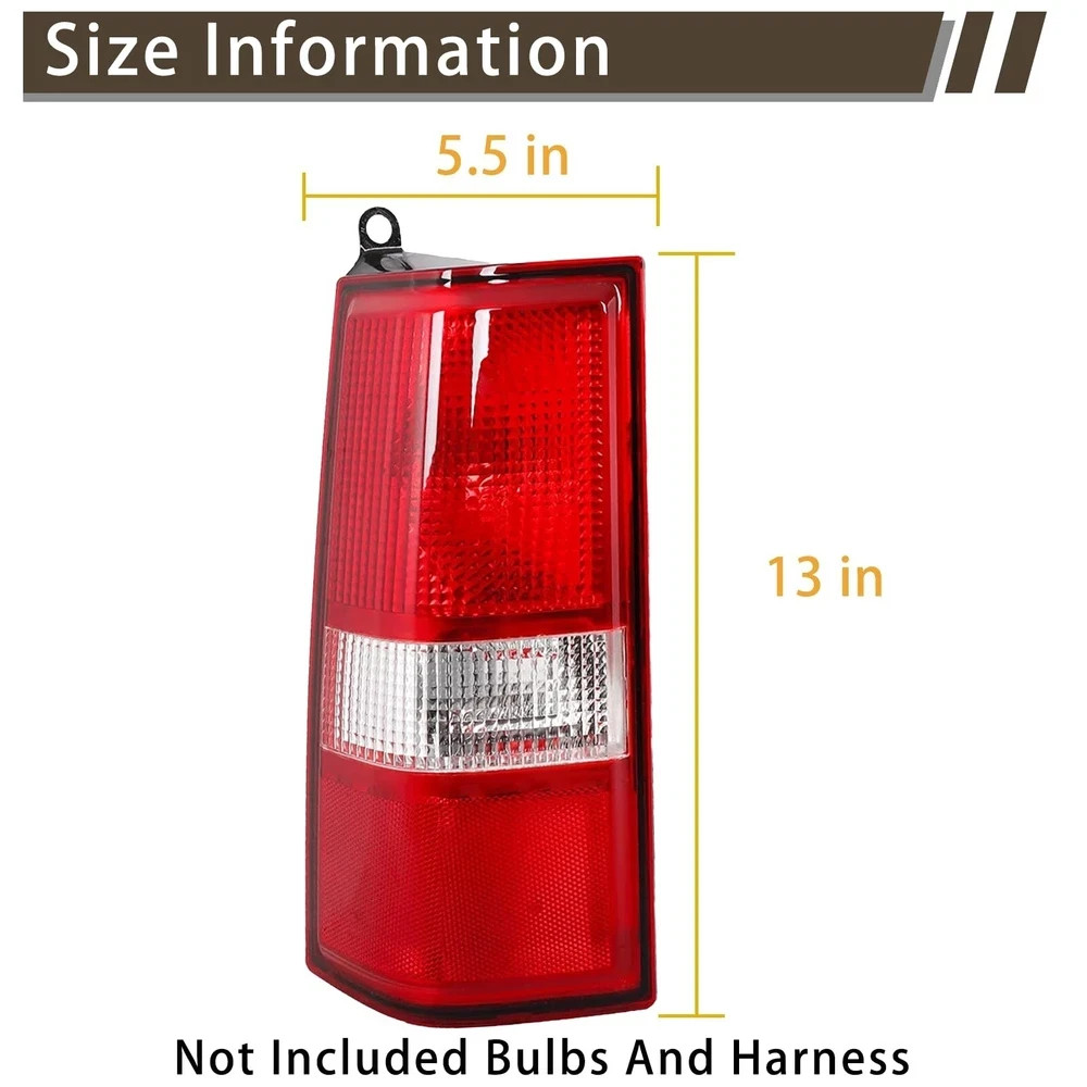 Tail Light Compatible With 2003-2014 Chevy Express 1500, 2003-2023 Chevrolet …