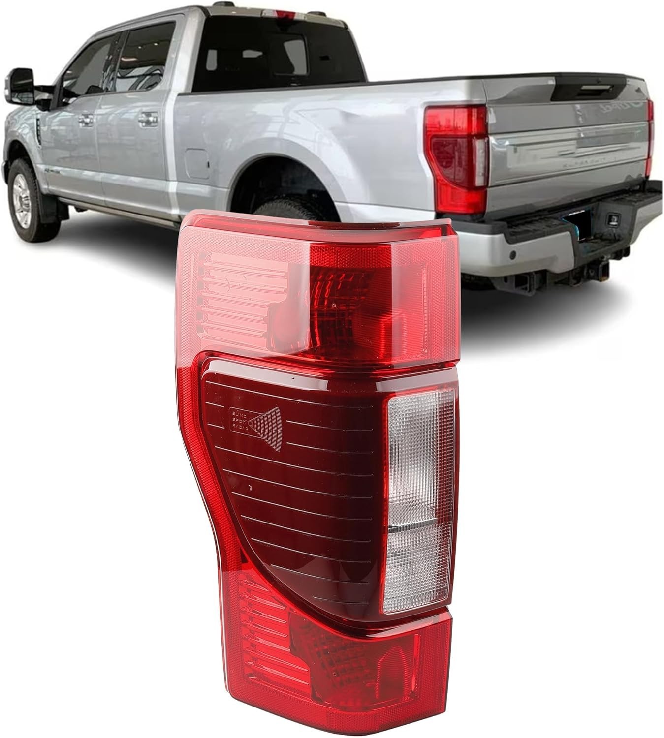 20-22 Ford F250 F350 Super Duty Blindspot Ready Left Driver Side Tail Light Rear