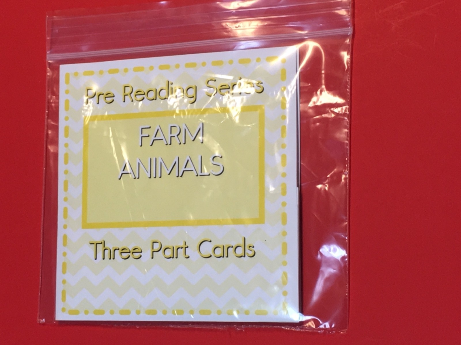 Montessori – Pre-Reading Series – Three Part Cards And Folio – Countng 0-10
