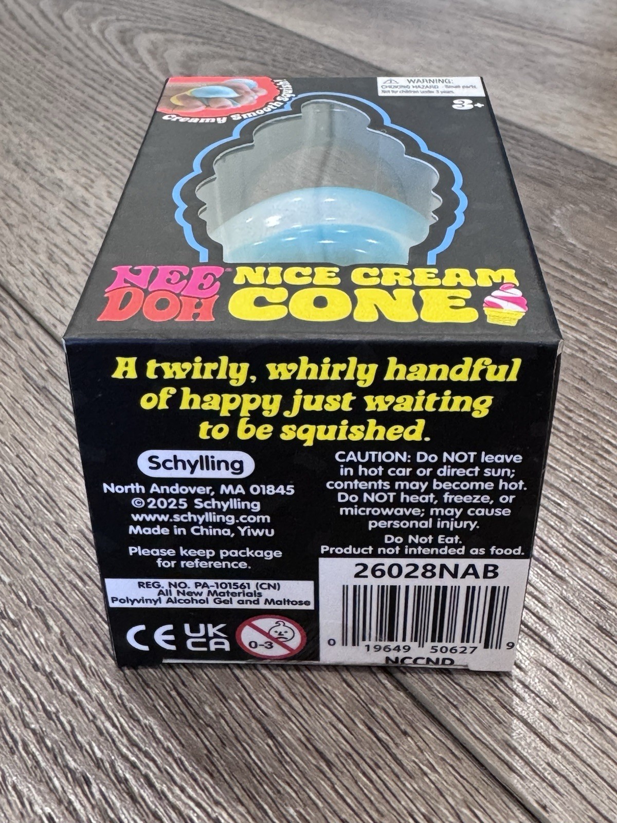 Blue Needoh Nice Cream Cone New in Box Ice Cream FAST SHIPPING Squish toy