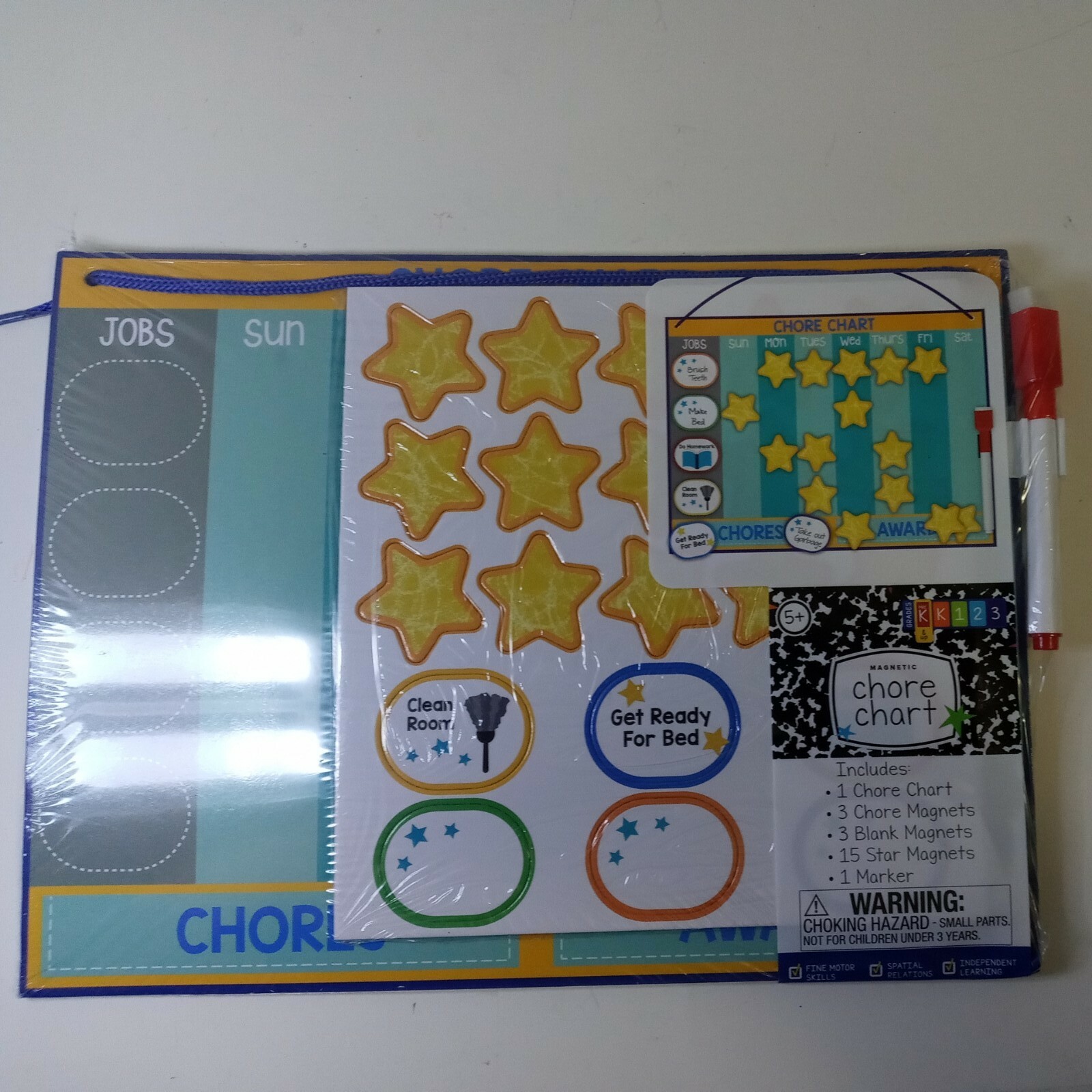 Magnetic Behavior/ Star/ Reward/ Responsibility Chore Chart-C12