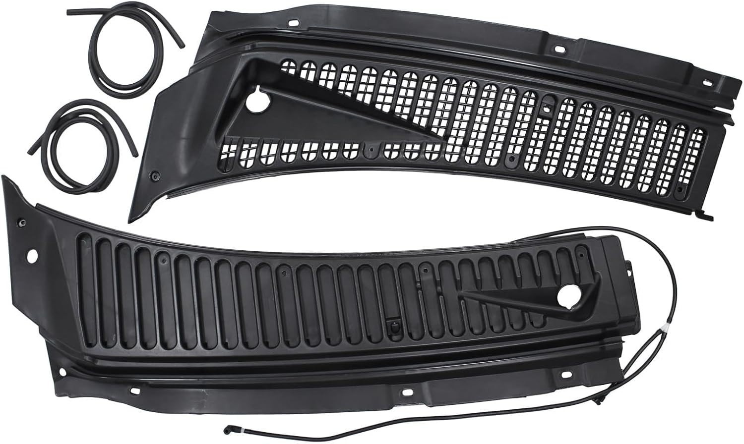 Windshield Wiper Vent Cowl Screen Cover Grille Panels Kit for Ford F-250