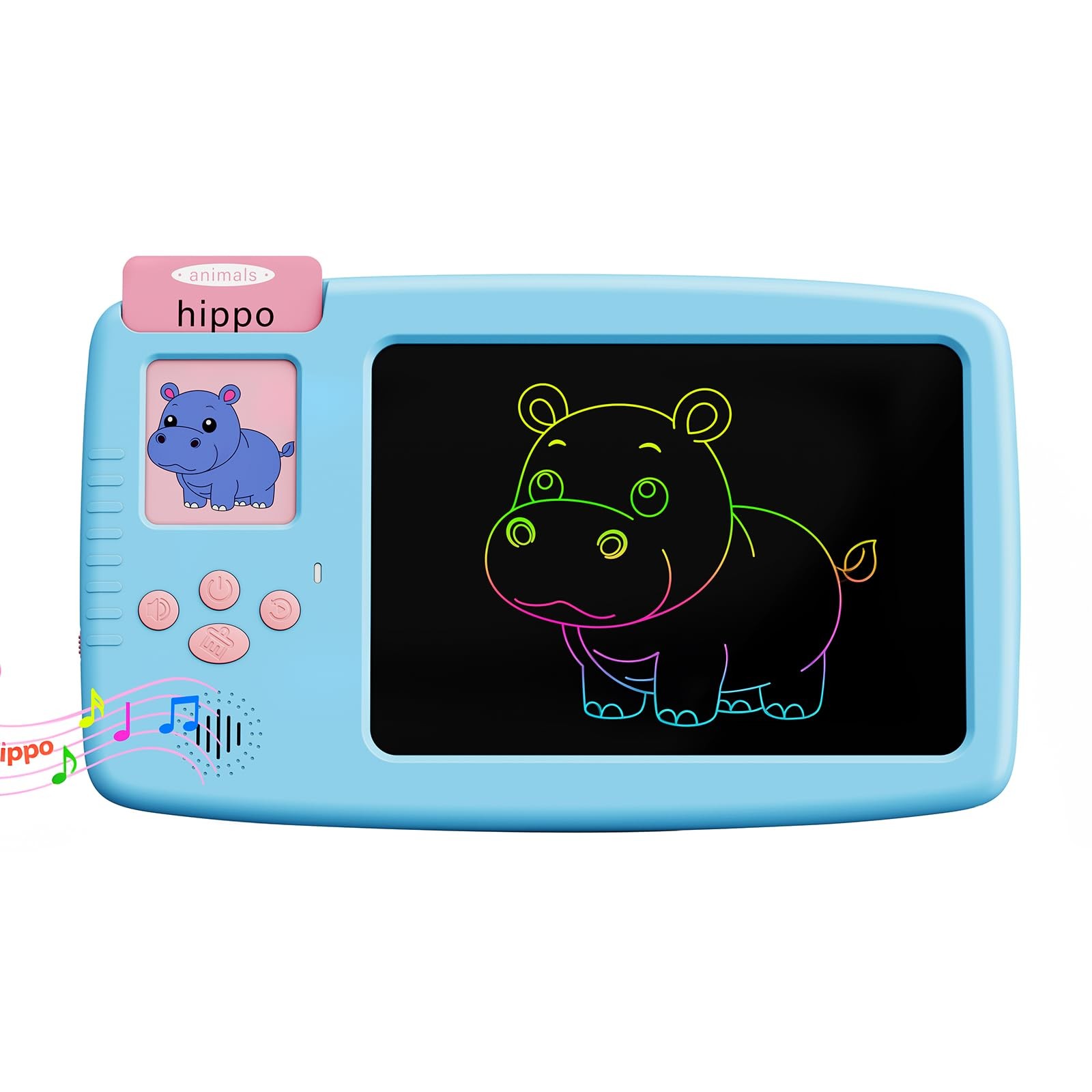Talking Flash Cards Toddlers 2 in 1 LCD Writing Therapy