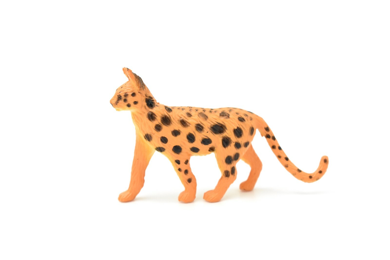 Serval Cat, Plastic Replica 3″L x 1.7″T ~ F4445B55