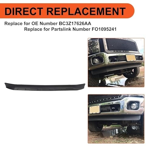 Front Lower Bumper Valance Deflector Compatible with 2011-2016 Ford F250 F350