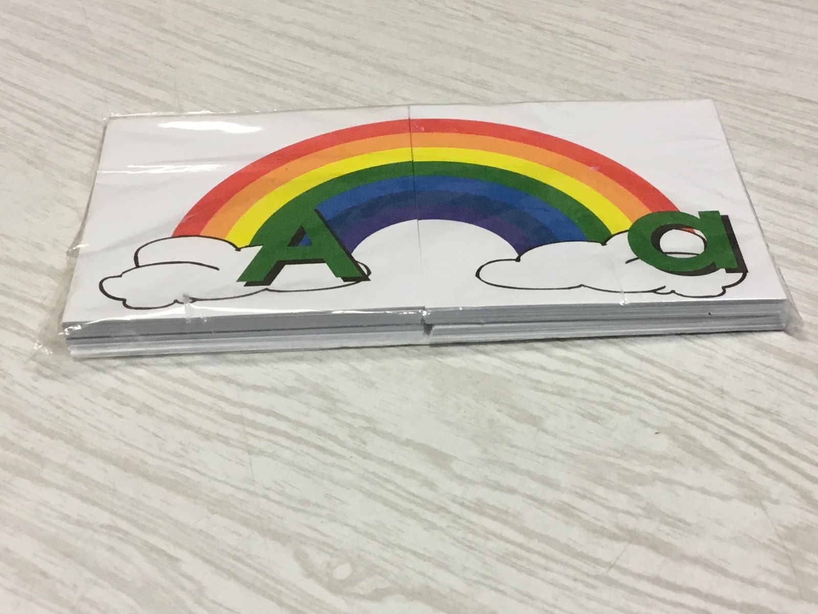 RAINBOW – Uppercase Lowercase Match – Teaching Supplies READING
