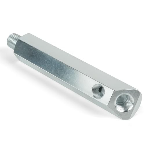 Oil Pressure Sending Unit Dual Port Extension Compatible with Ford Mustang