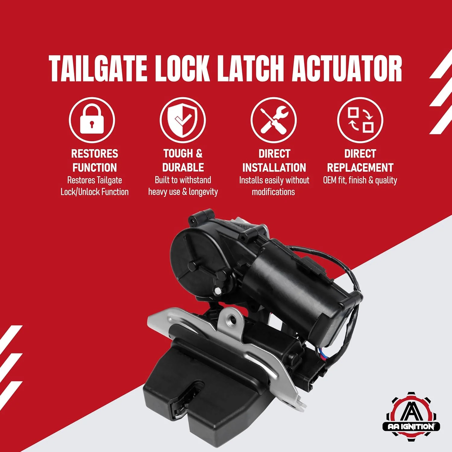 Liftgate Trunk Lock Latch Actuator Replacement by AA Ignition – Replaces FA1Z-74