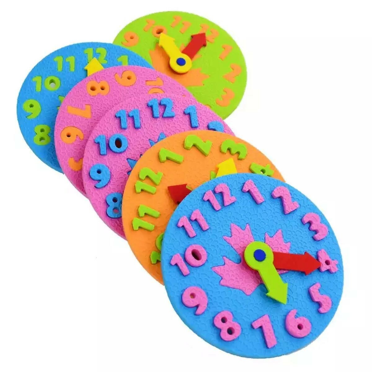 Teaching Kindergarten Manual DIY Clock Early Learning Education Baby Kid Toy