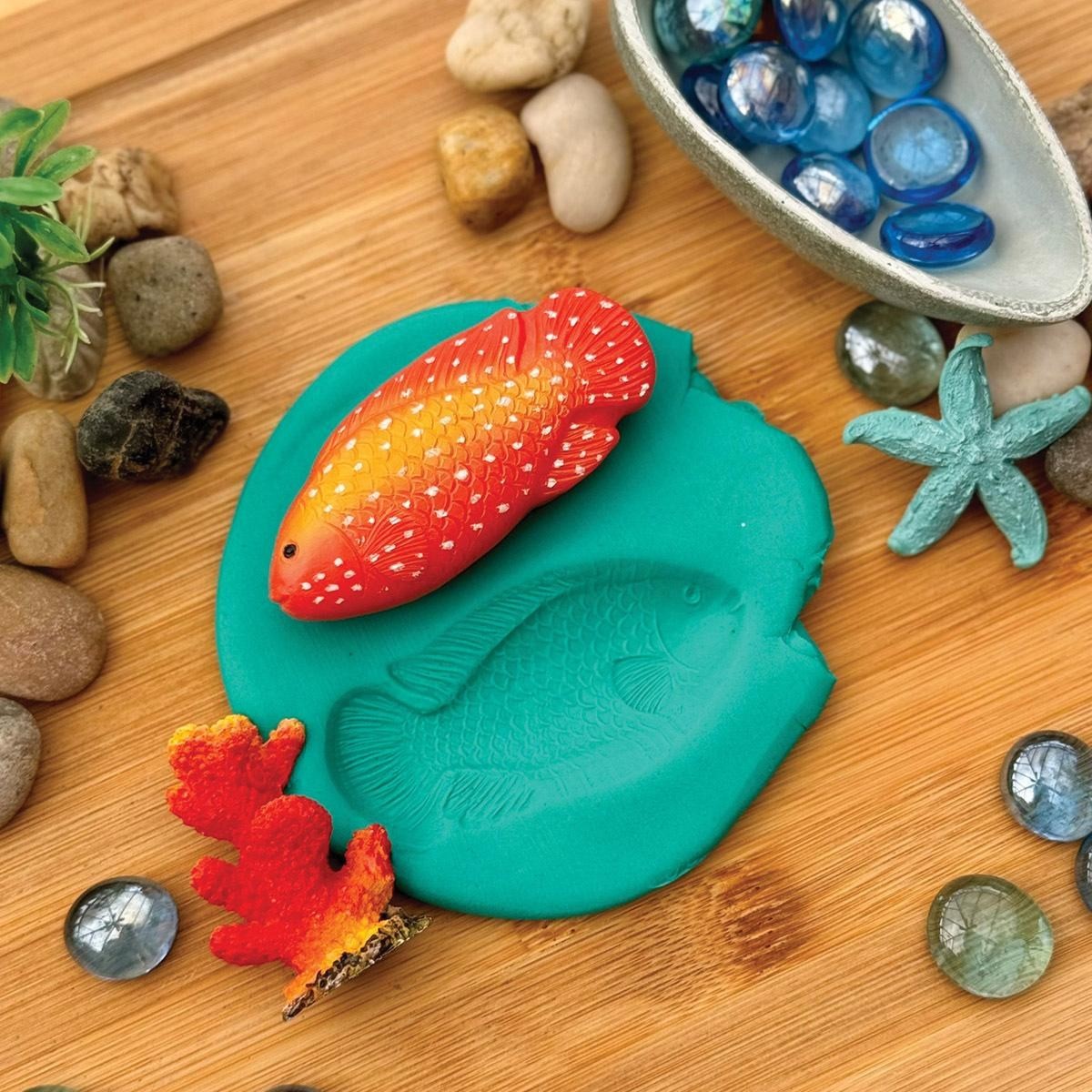 Yellow Door Sensory Play Stones: Colorful Fish Set
