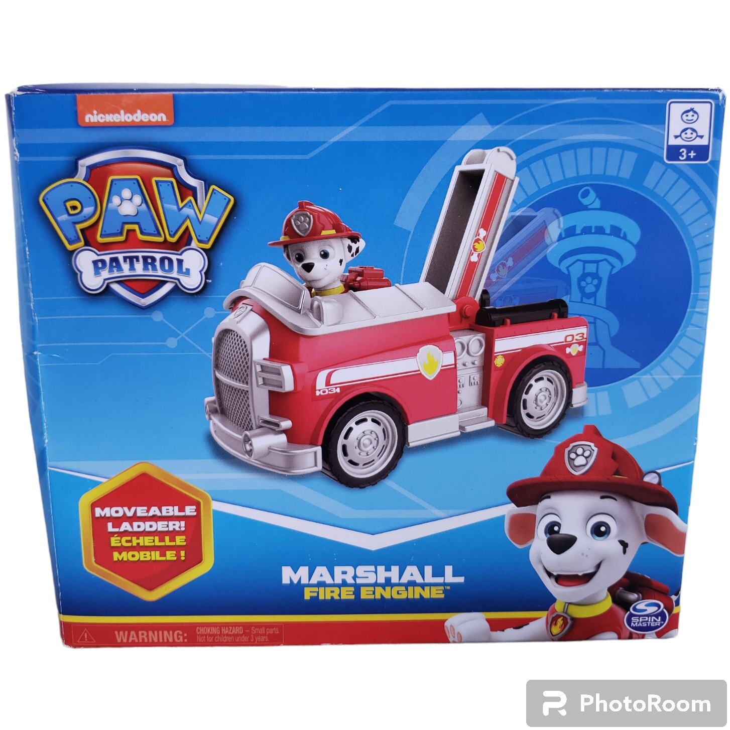 Paw Patrol Marshall Fire Engine Truck Kid’s Toddler Toy Nickelodeon