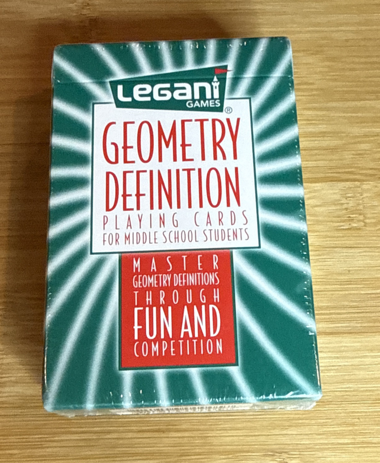 Legani Geometry Definition Playing Cards Master Definitions Middle School NEW
