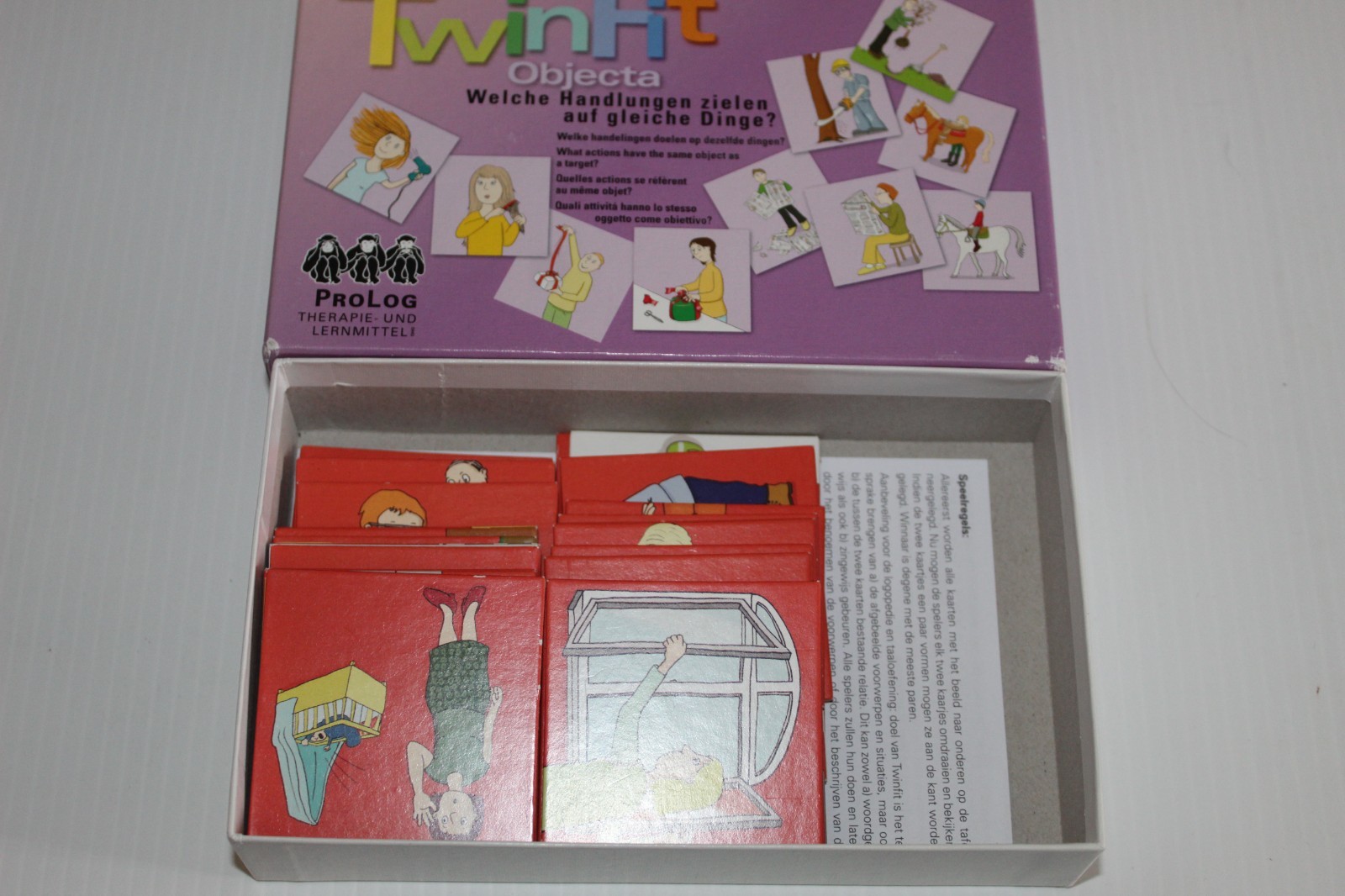 ProLog TwinFit Objecta Word-Pair Building Game Multi Language Speech Therapy