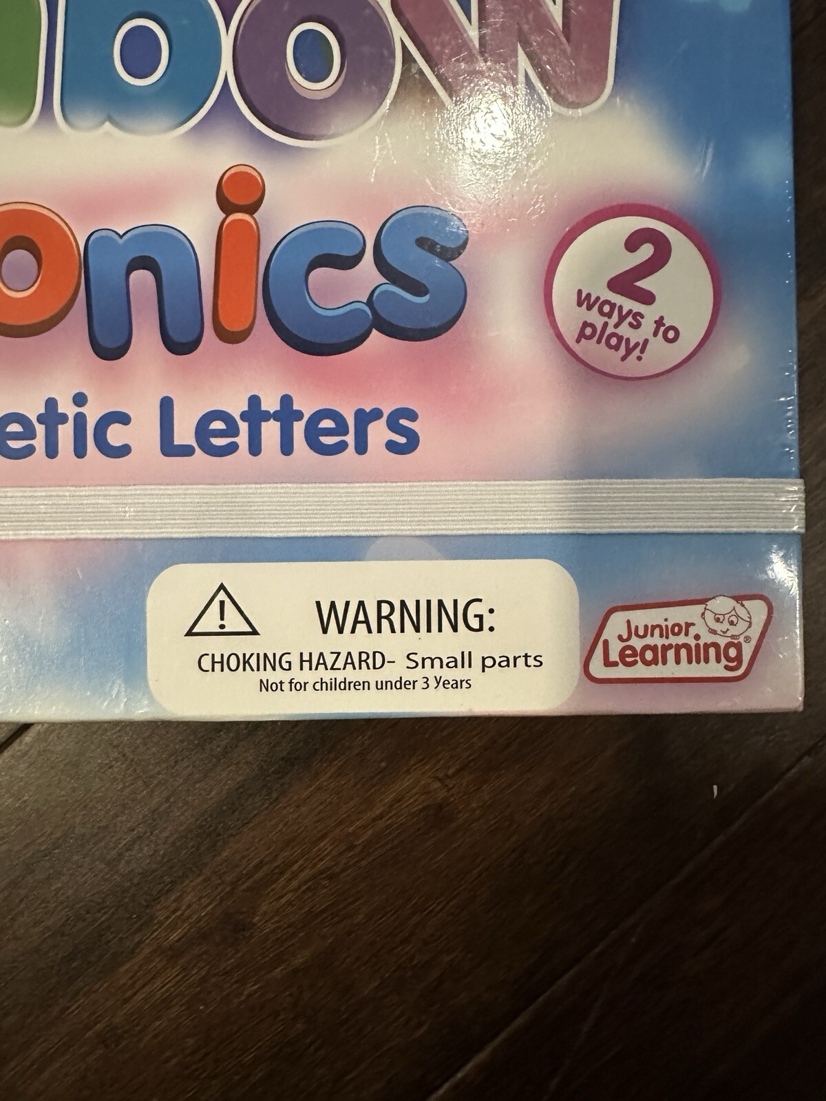 Junior Learning Rainbow Phonics Magnetic Letters, 85 Pieces 2 Ways To Play NEW!