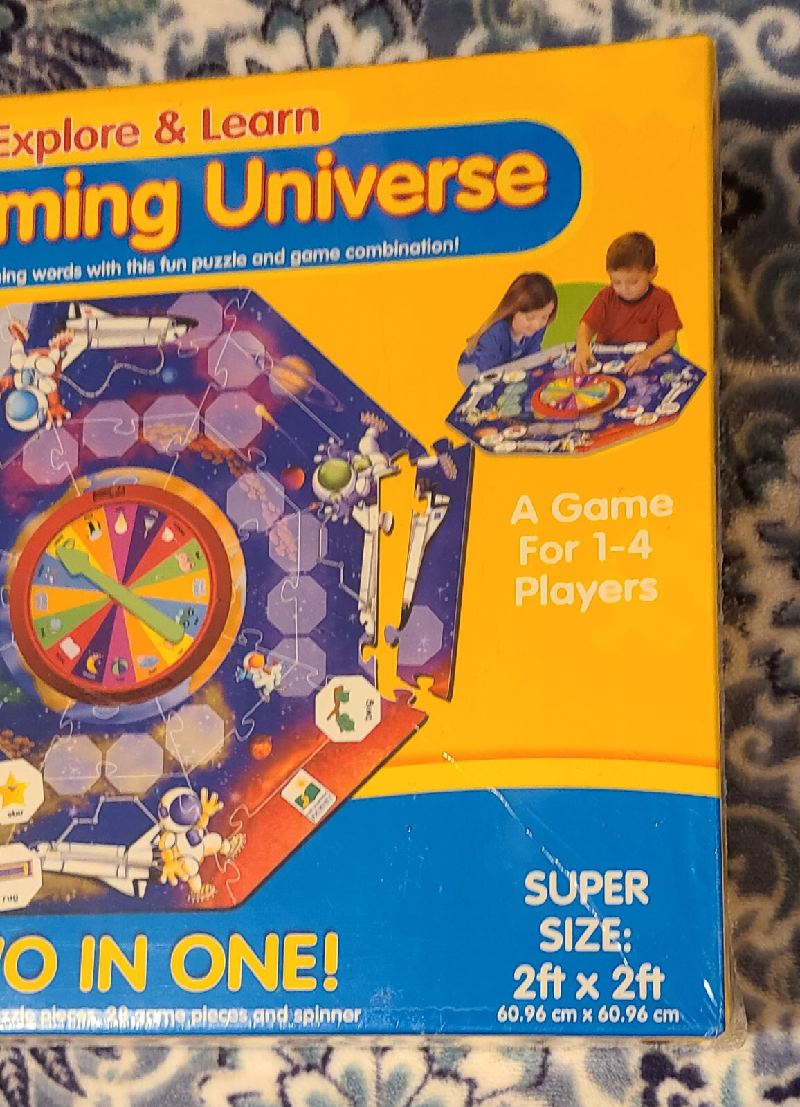 Explore & Learn Rhyming Universe Space Giant Floor Puzzle Two In One Game Puzzle