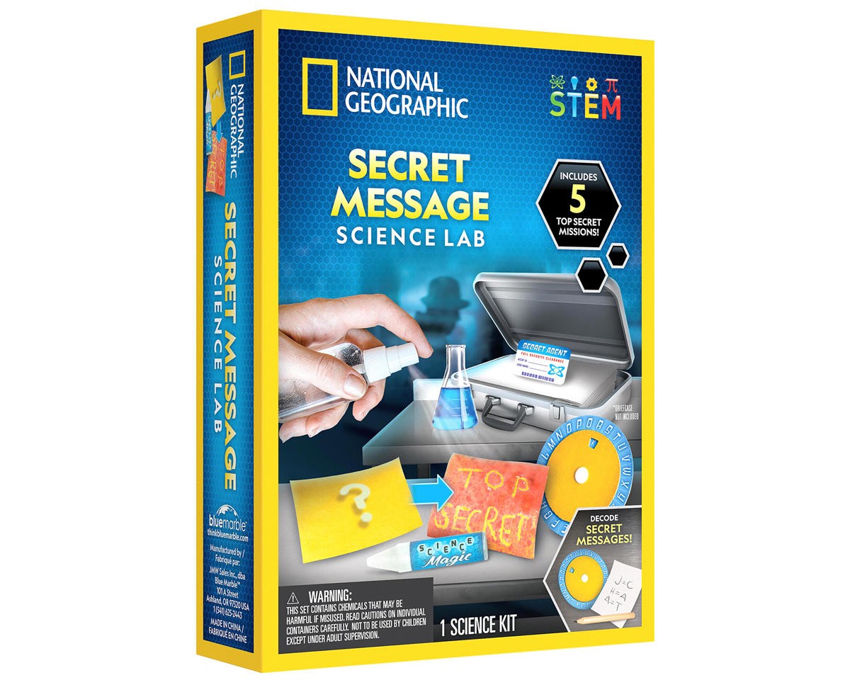 Blue Marble National Geographic Secret Message Science Lab [DWDRTCHEMSPY]