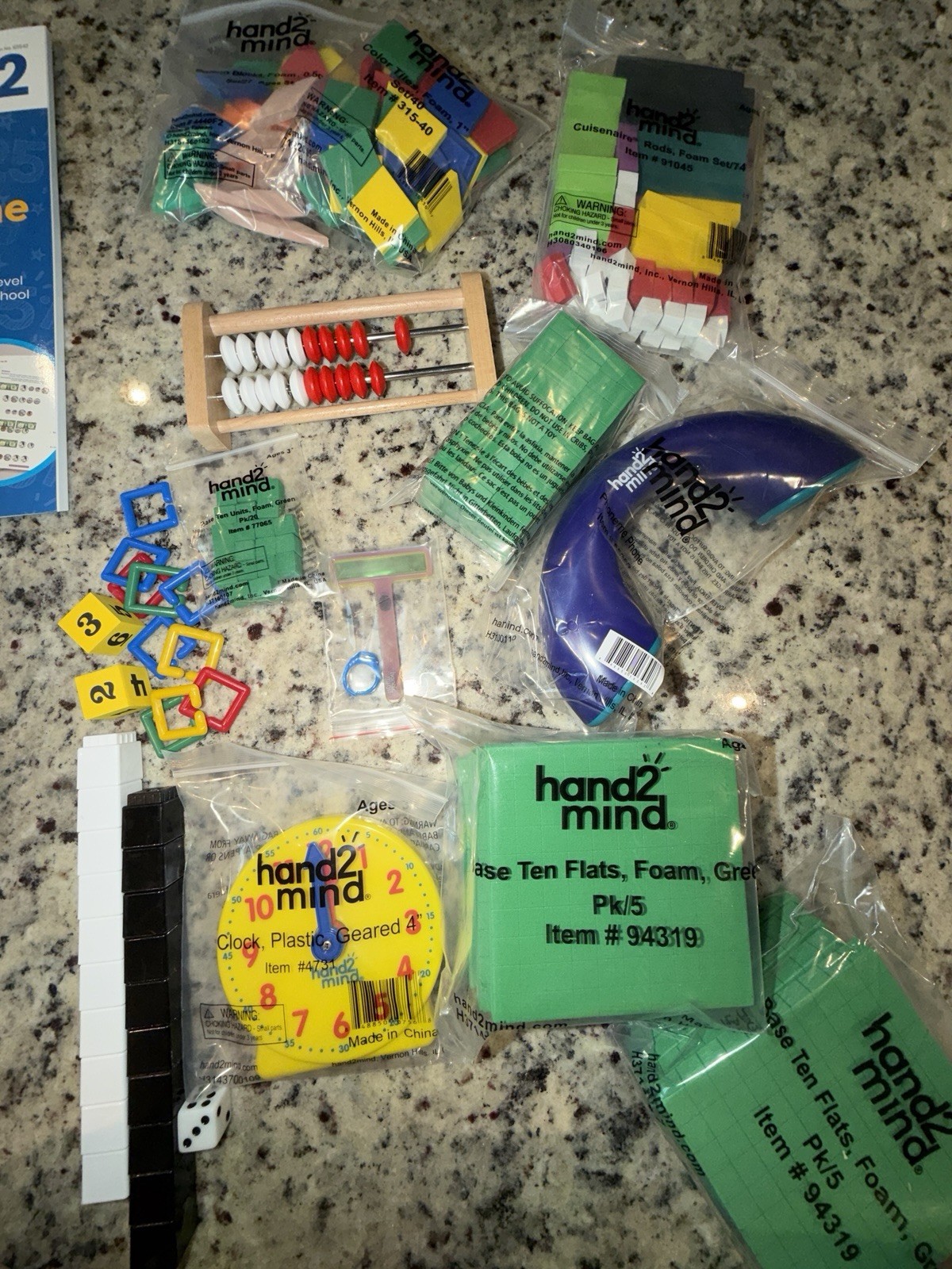 Hand2Mind Primary Literacy AND Math Manipulative Kit – New & Complete!