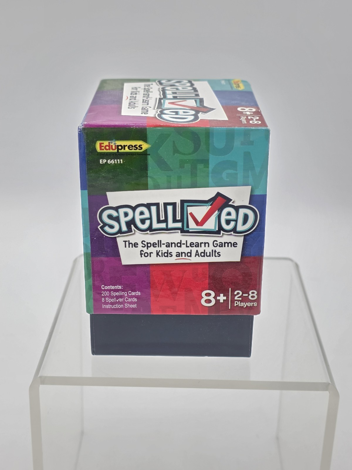 Spell Checked Educational Spelling Card Game Ages eight and up, Complete