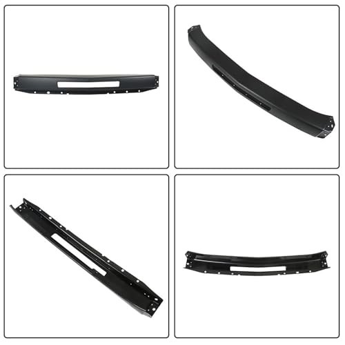 Black Front Bumper Face Bar Primed Replacement for Silverado 1500 2500 3500
