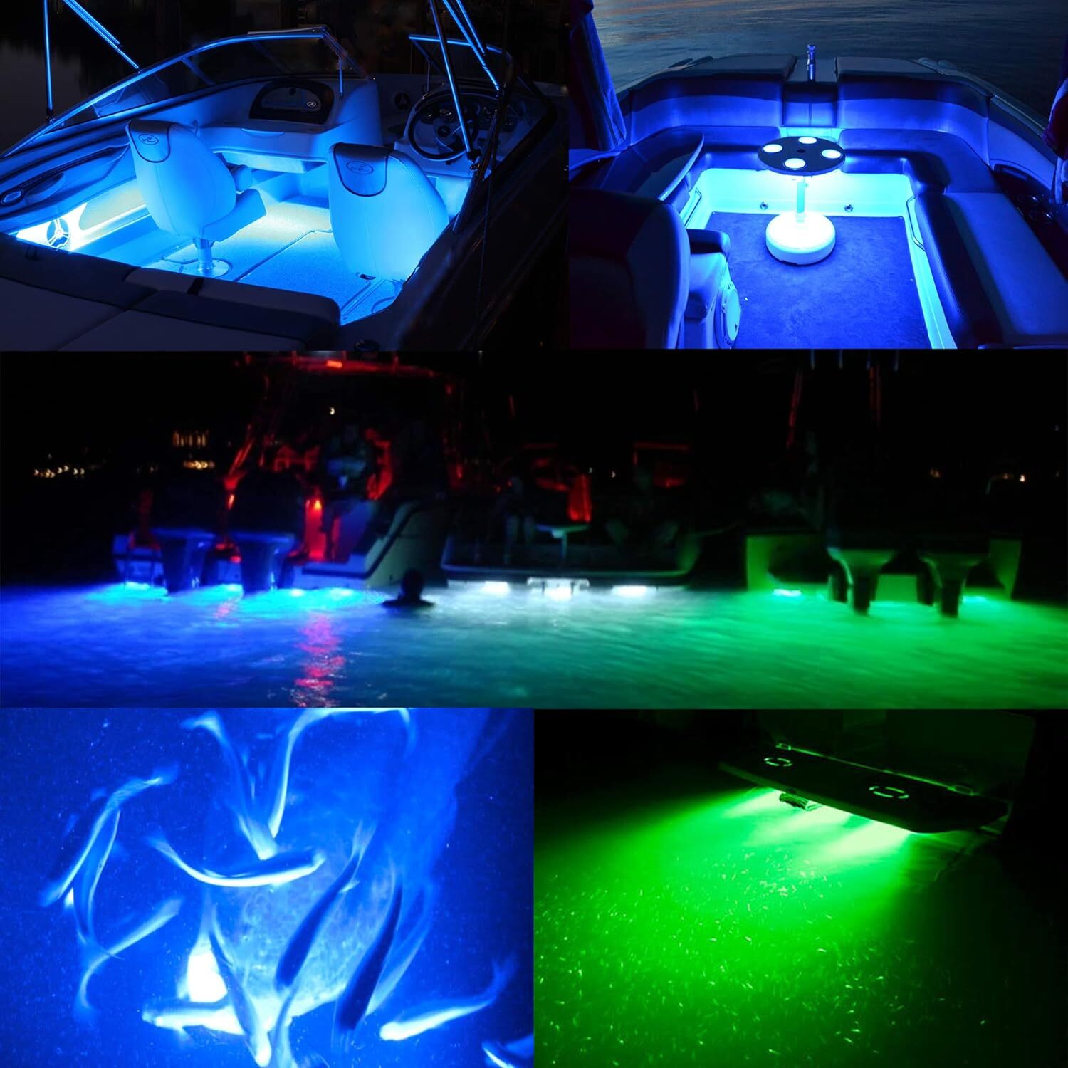 HUSUKU LED Marine Courtesy Lights, 316 Stainless Steel, SOOP3 P0-1 1200LM 3″