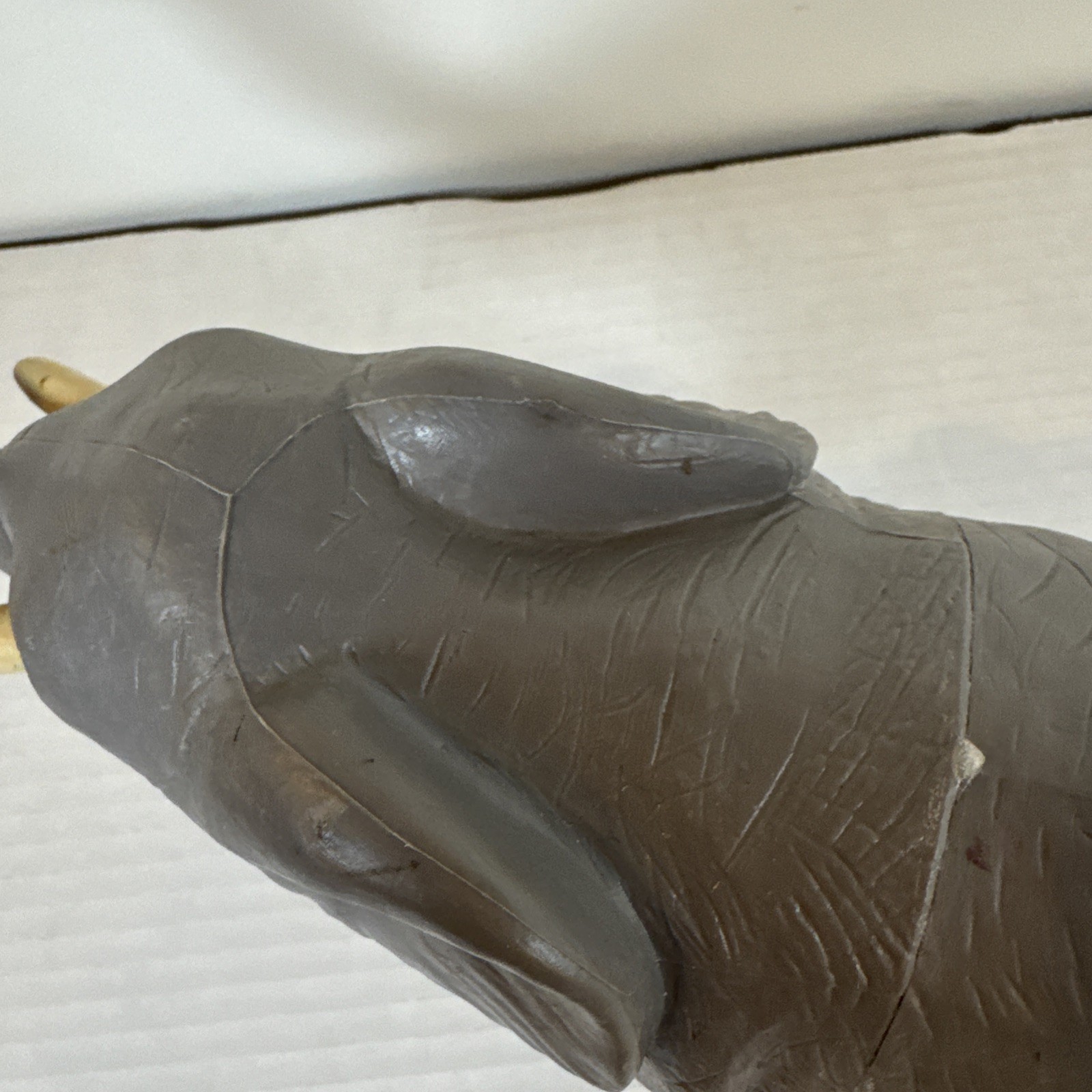 LEARNING RESOURCES ELEPHANT RESIN has ink stain 12” Heavy