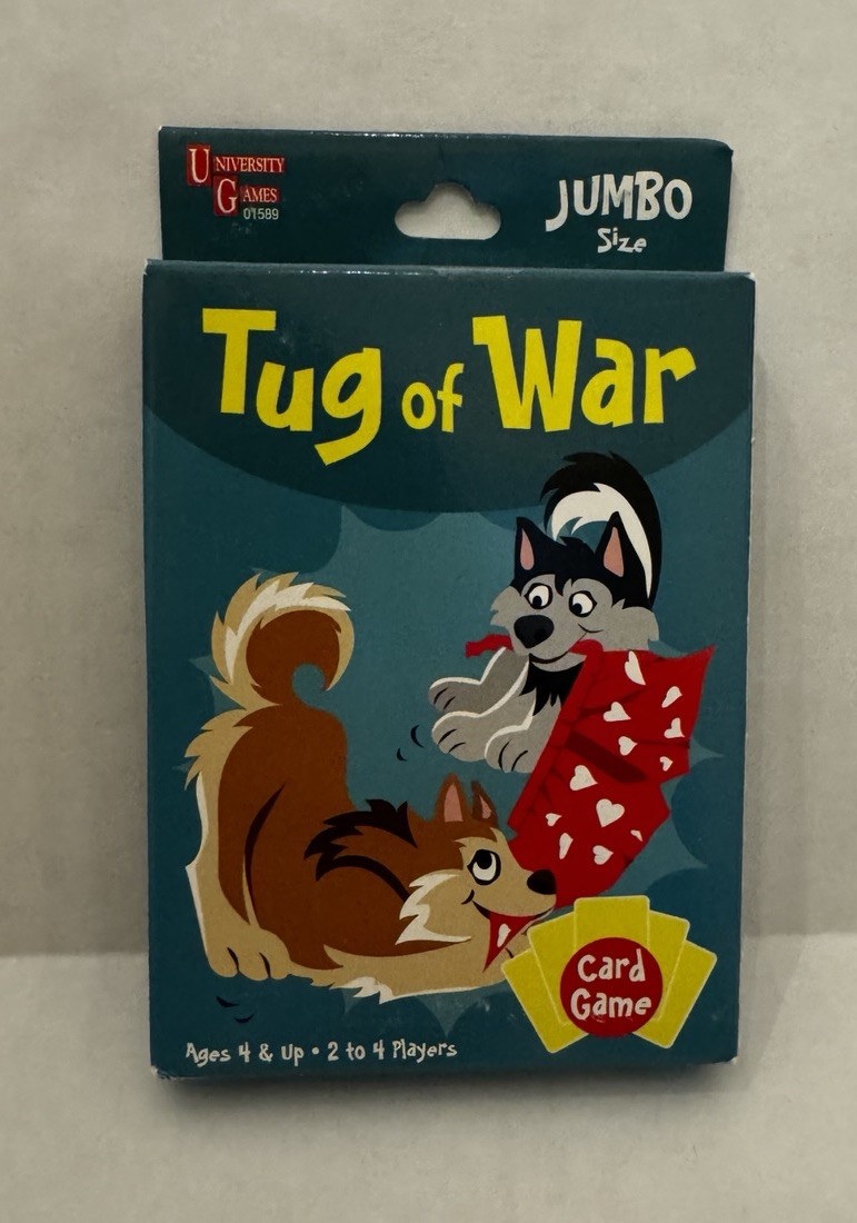 Tug of War 2018 Card Game University Games Kids Beginner Game Dog Art Cards