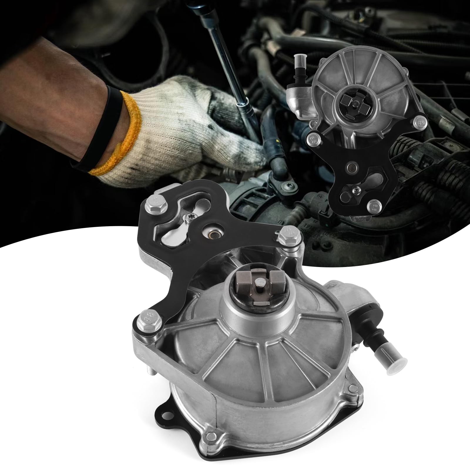 TAUTOY 12686657 Brake Vacuum Pump 2.0L 2.5L 2013-2021 for Chevy/Chevrolet Bla…