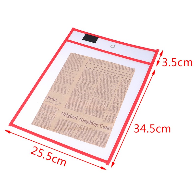 puzzle toy reused PVC transparent dry brush bag write wipe drawing adult t F4t1
