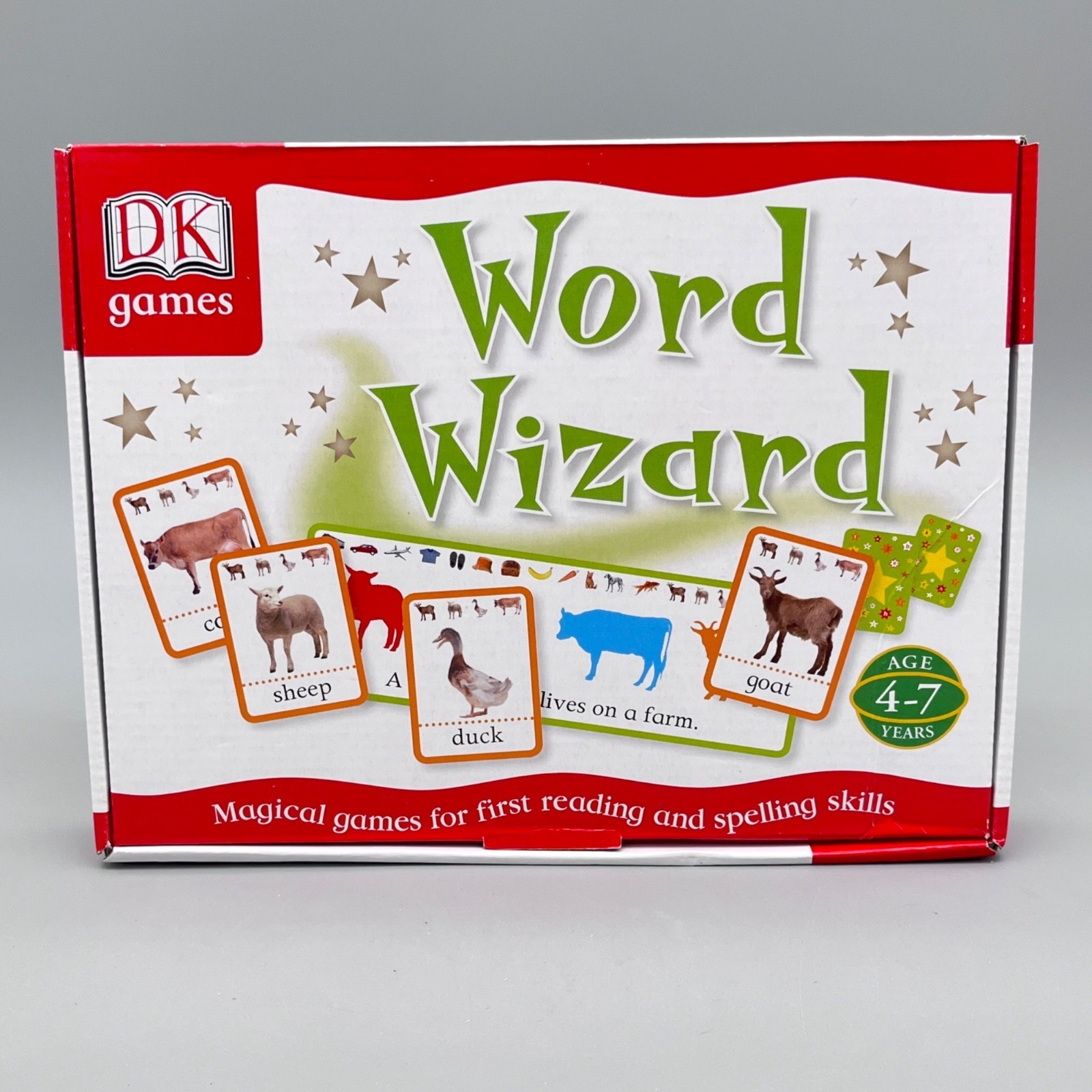 DK Games Word Wizard Reading & Spelling Educational Game For Kids Ages 4-7