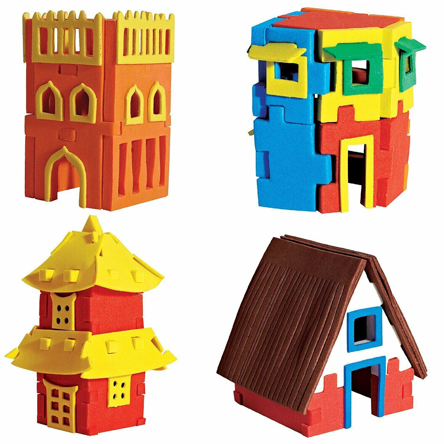 Educational Toy And 3D Puzzle (Worldwide: Houses on The Map)( 5+Yrs )