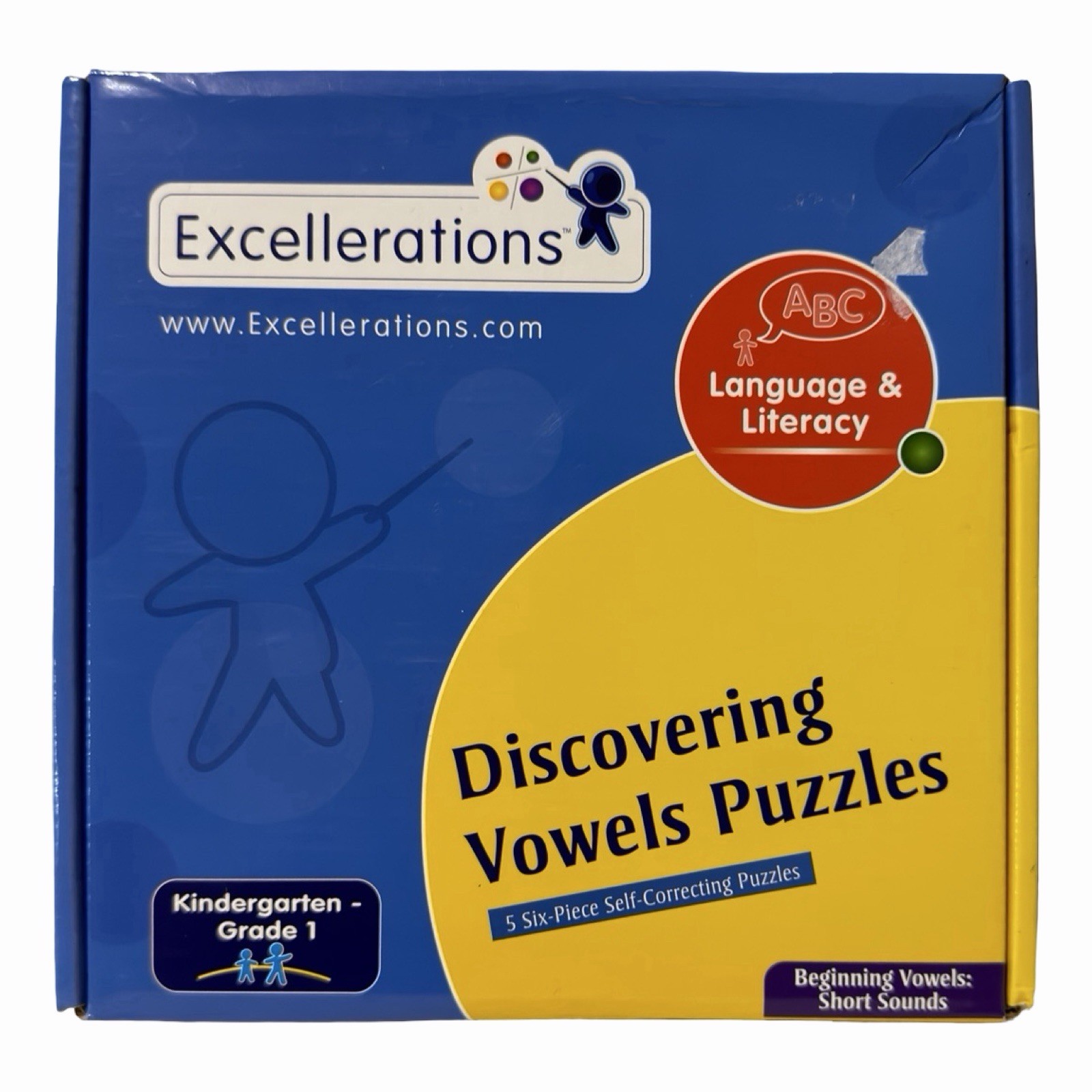 Excellerations Engineering Discovering Vowels Puzzle STEM Short Sounds