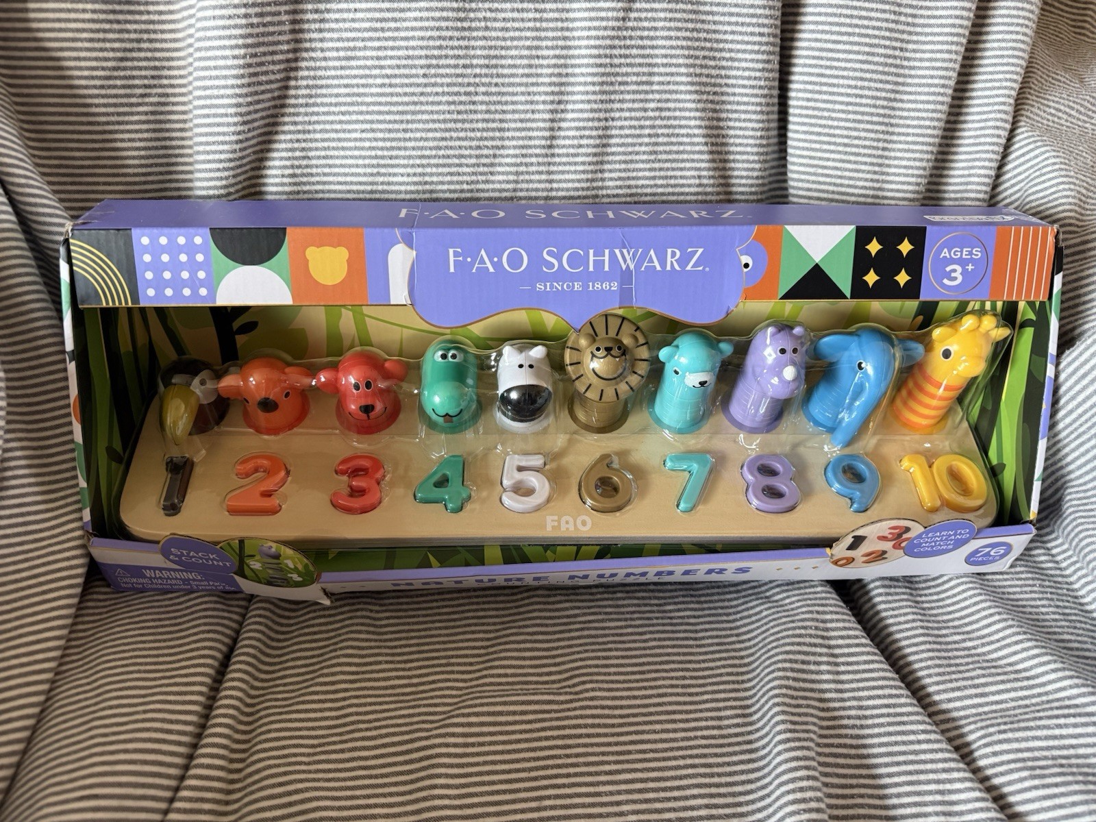FAO Schwarz Counting Colors And Animals stacks