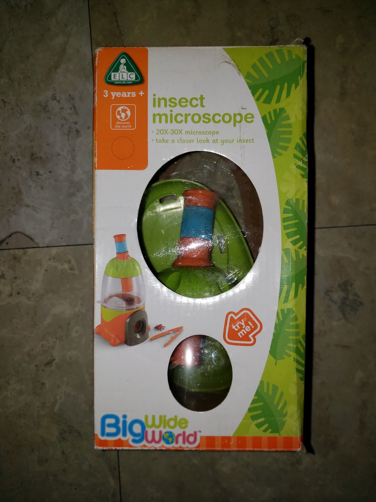 ELC Kids Bug Insect Collection and Viewer Insect Microscope BIG WIDE WORLD 3yrs+