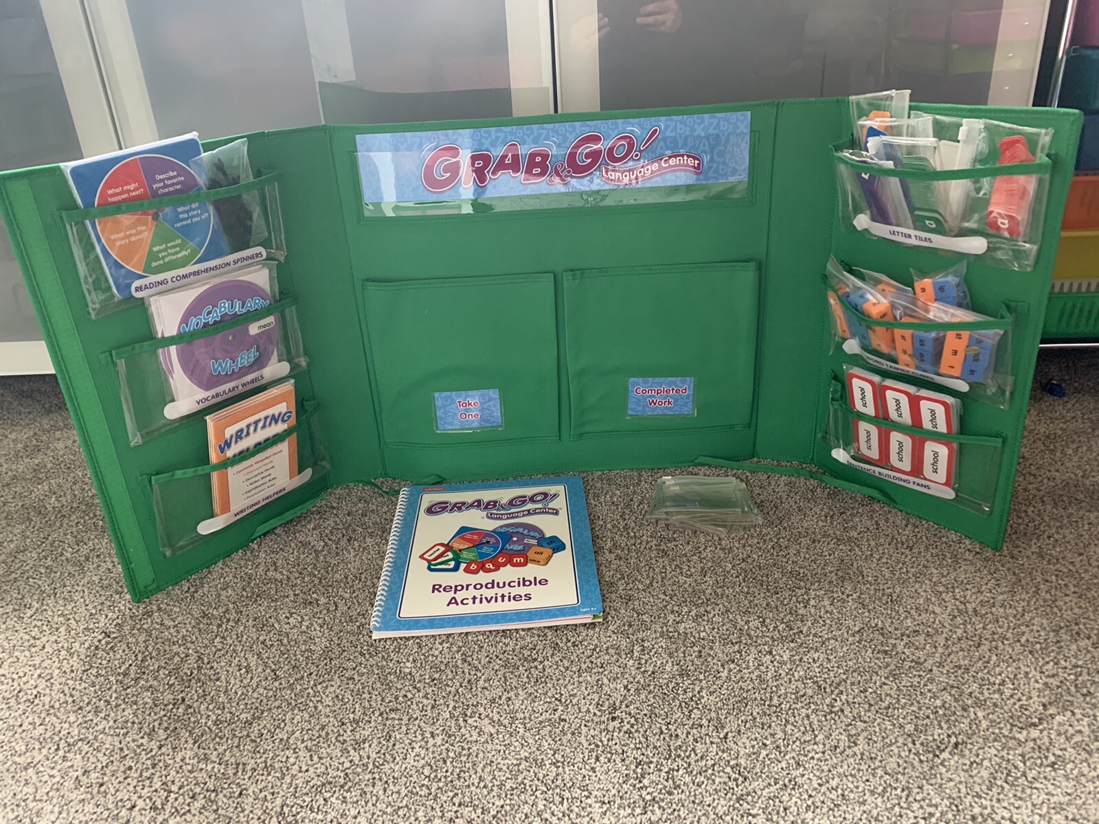 Lakeshore Grab & Go Language Center Early Reading Writing Teacher Learning