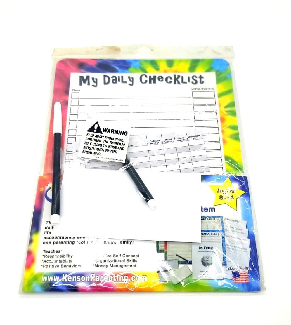 On Track Responsibility and Behavior System for Ages 8 – 14 For 1 – 2 Children