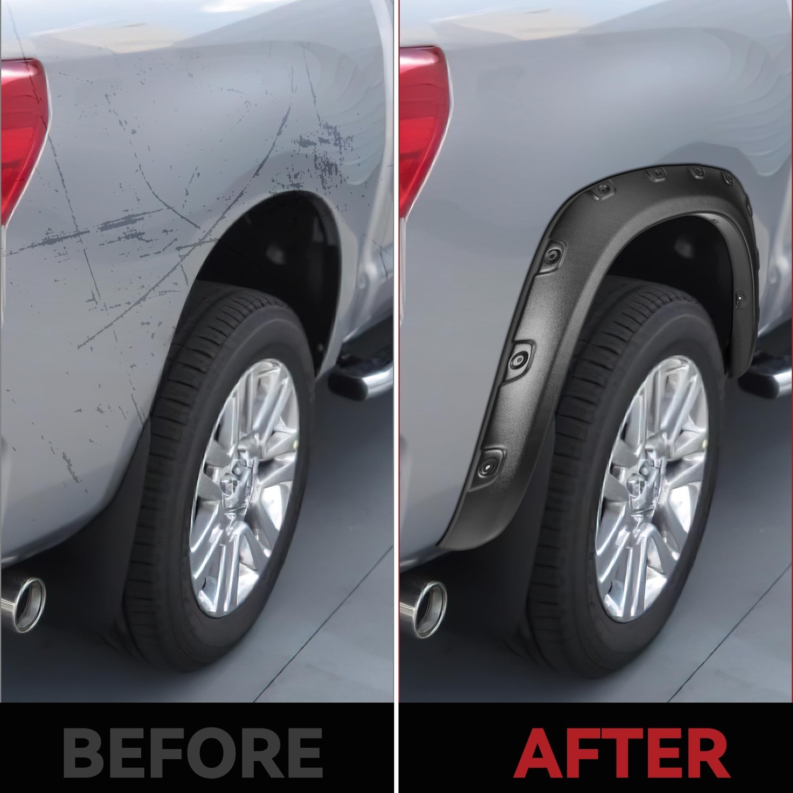 YITAMOTOR Fender Flares, Compatible with 2007-2013 Toyota Tundra, Front Rear …