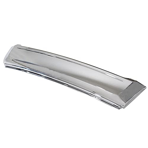 Chrome Front Lower Bumper Grille Molded Silver Plastic Replacement for 2011