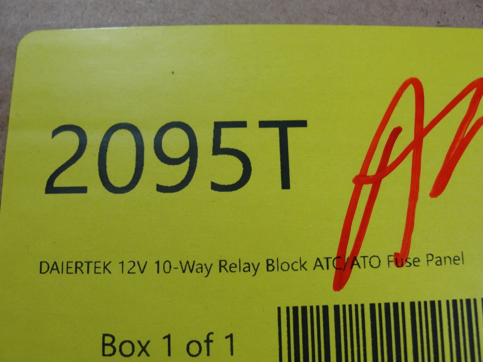 New Open Box DAIERTEK 12V 10-Way Relay Block ATC/ATO Fuse Panel.