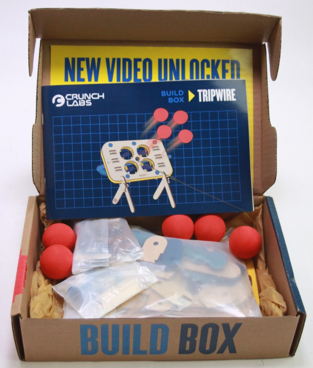 Crunch Labs Box by Mark Rober Tripwire New Open Box Build Engineer
