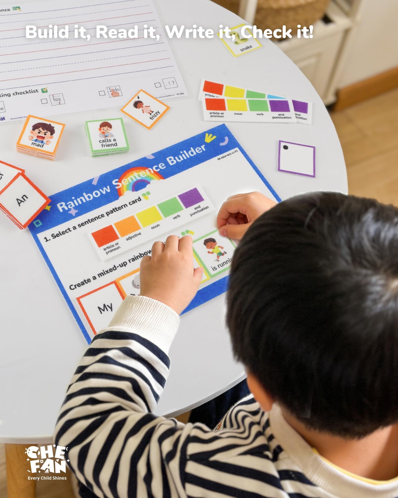 Sentence Building for , Color-Coded Grammar Learning Toys with Writing Practi…