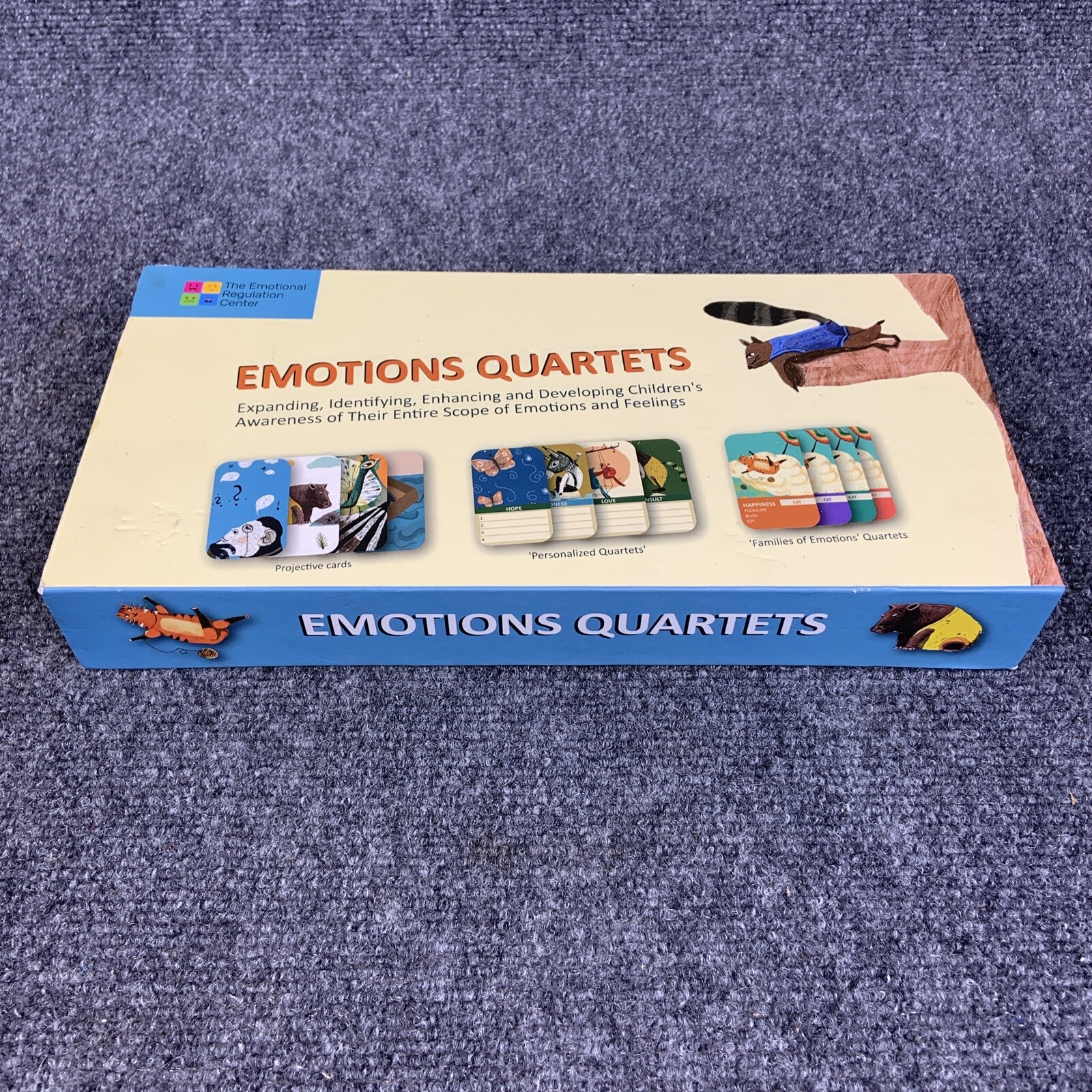 Emotions Quartets Card Game By Emotional Regulation Center~3 Games In 1 MINT