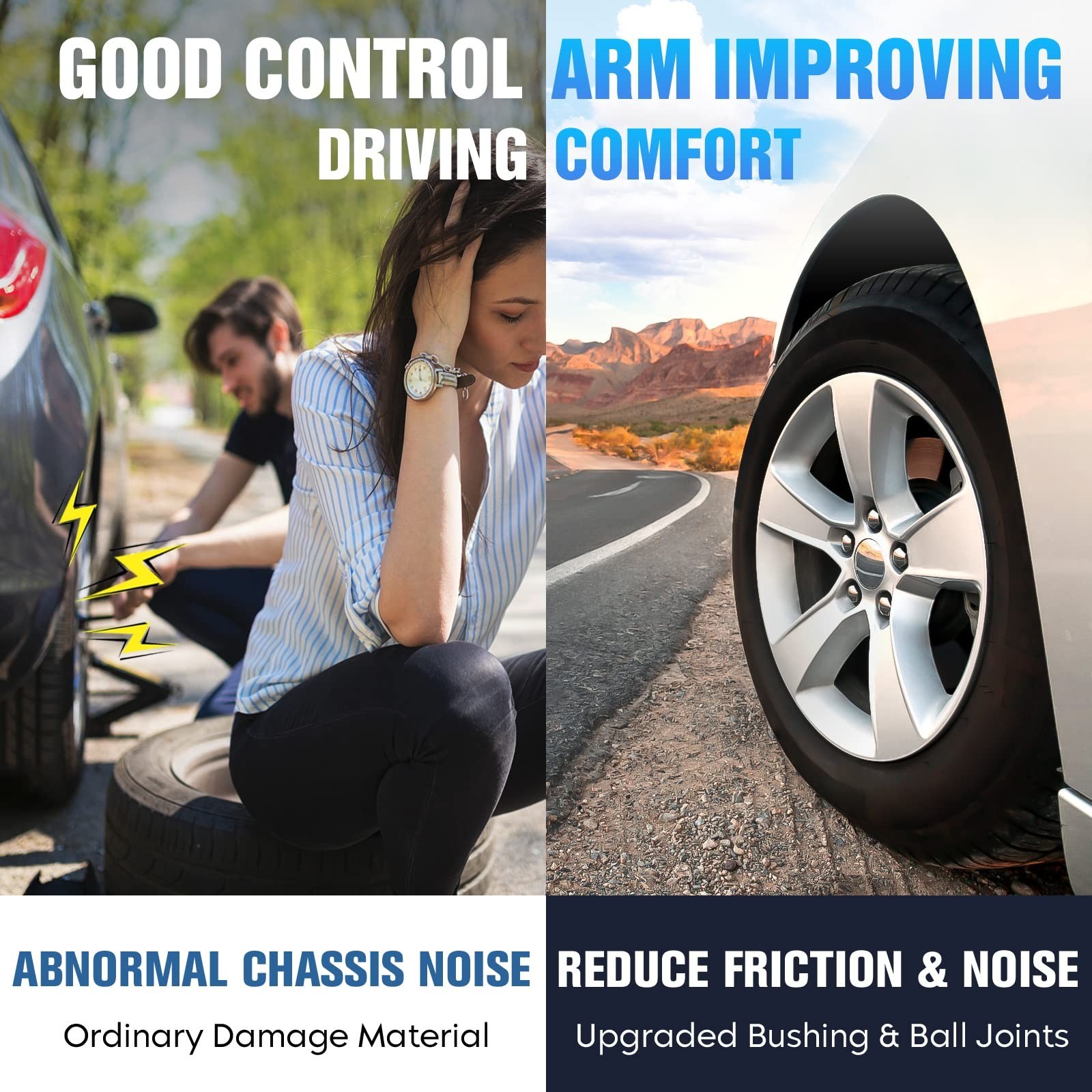 Front Lower Control Arms Fit for Nissan Sentra 2007 2008 2009 2010 2011 2012,…