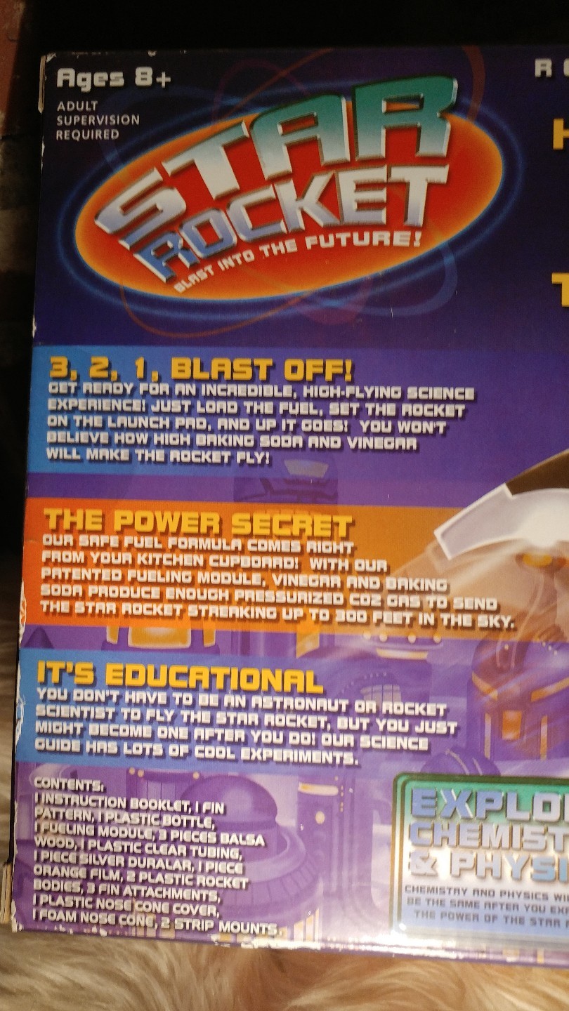 Toy Game Star Rocket Kit By Scientific Explorer Educational Fun At Home
