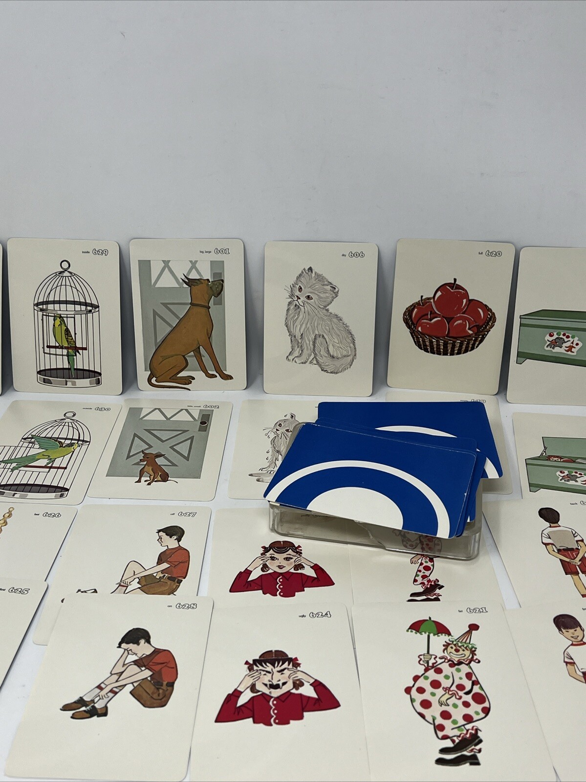 Vintage 1975 Peek American Guidance Service Educational Picture Cards Opposites