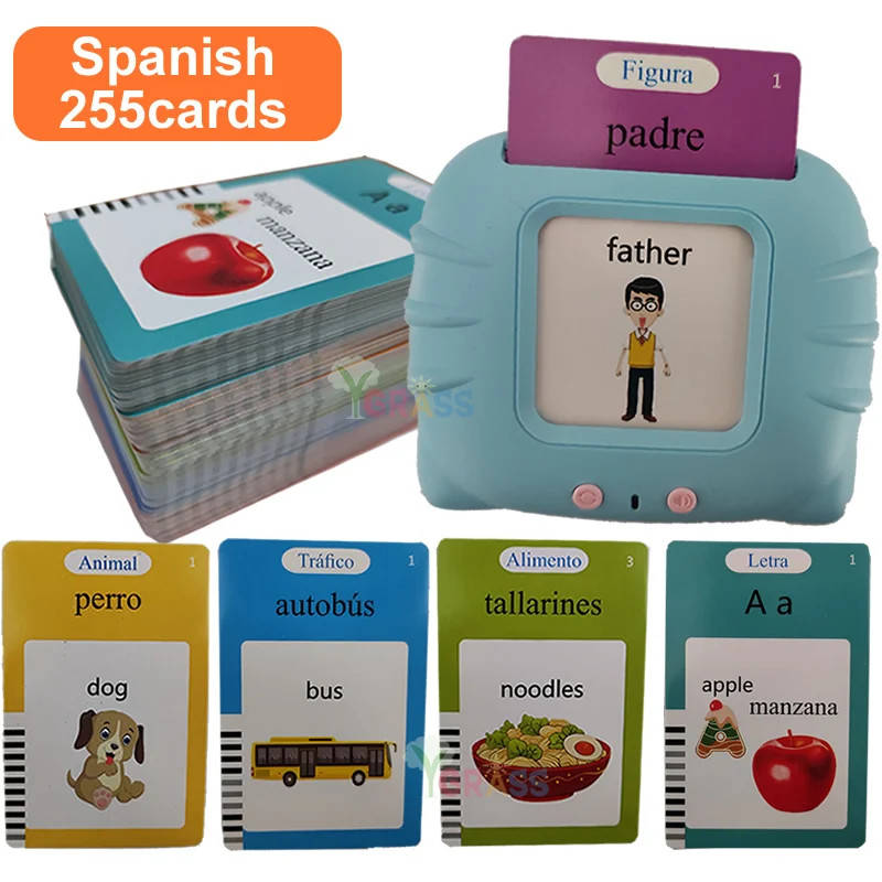 Educational Language And Literacy Learning Toys Talking Flash Cards Kids Games