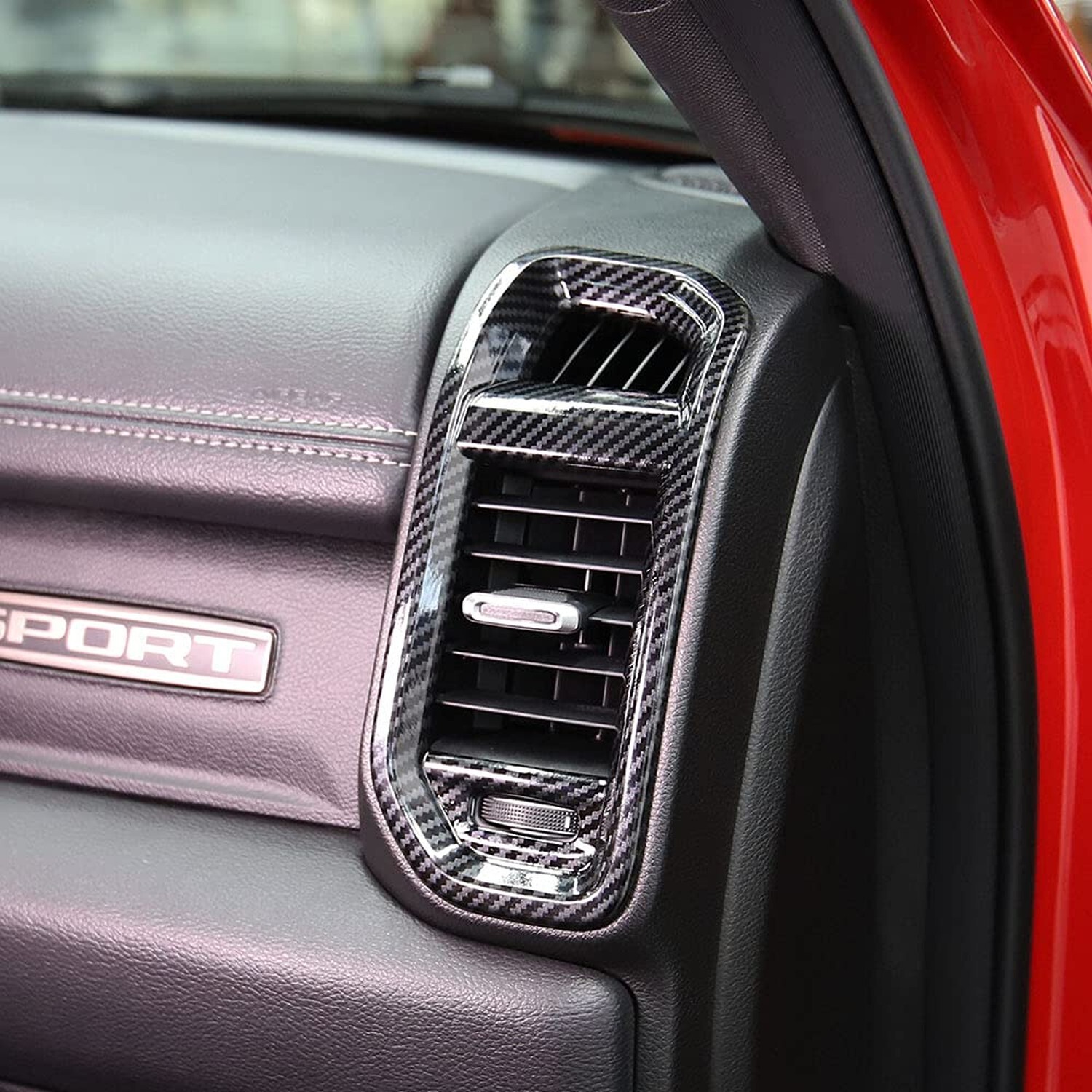 Korlot Dashboard Side A/C Vent Frame Cover Trim for Dodge RAM 1500 2500 3500 …