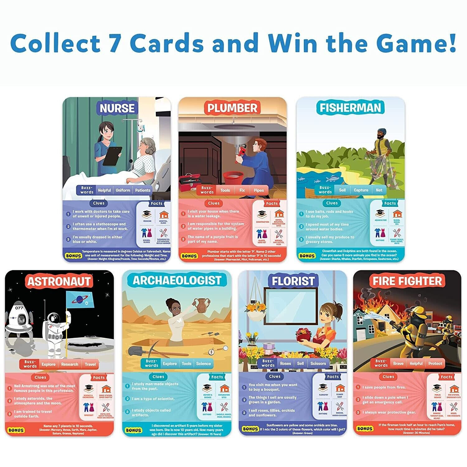 Skillmatics Card Game : Guess in 10 Inspiring Professions | Gifts for Ages 6+Yrs